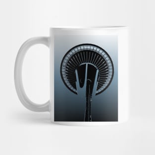 Space Needle In Blue Mug